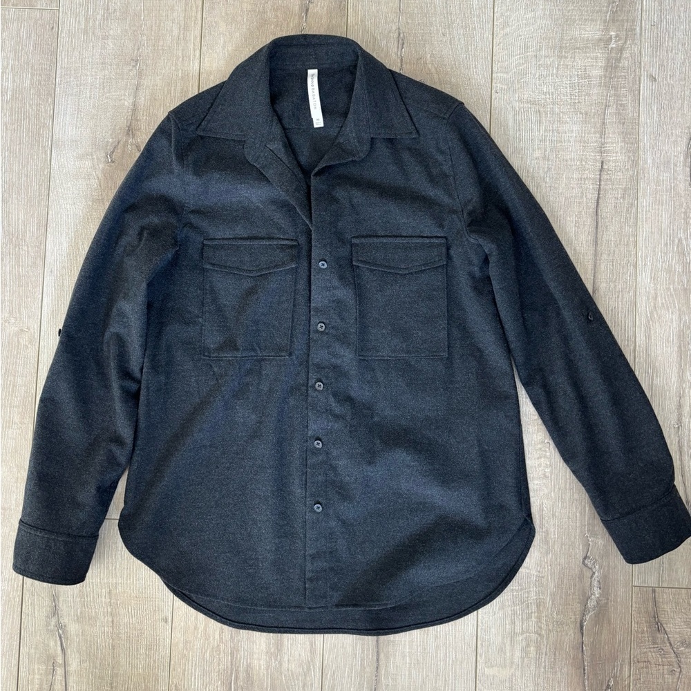 Aritzia flannel button down utility shirt